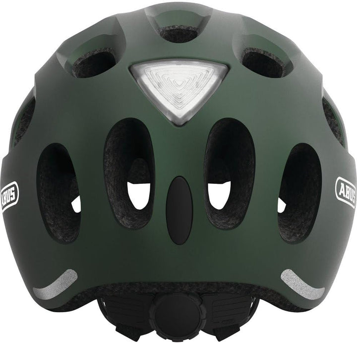 ABUS Stadthelm Youn-I ACE - Fahrradhelm für den Alltag - mit integriertem LED-Rücklicht - für Damen