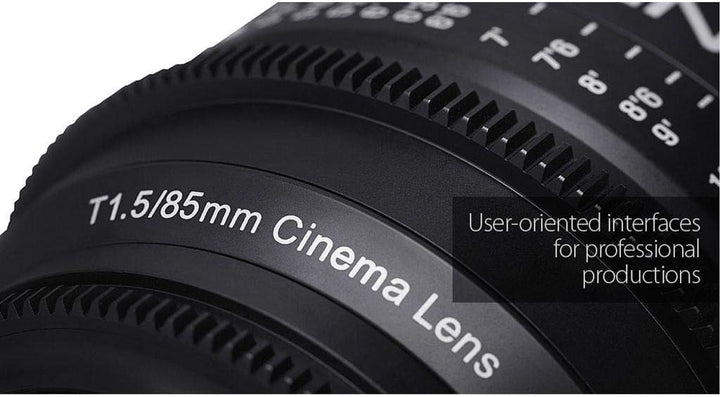 XEEN Cinema 24mm T1,5 Nikon F Vollformat Objektiv MF Cine Video Lens für hohe Auflösungen mit Follow