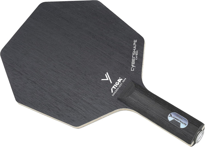 Stiga Tischtennisholz Cybershape Carbon mit CWT Custom Weight Technology Gerade, Gerade
