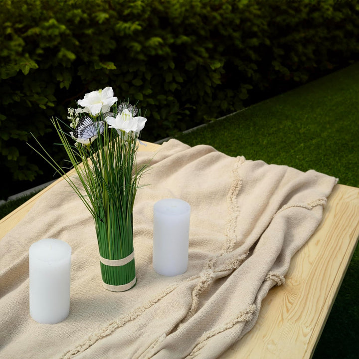 klappbarer Campingtisch - Klapptisch - Bohemian Picknicktisch - Klapptisch – 70X120X35CM – 4 Persone