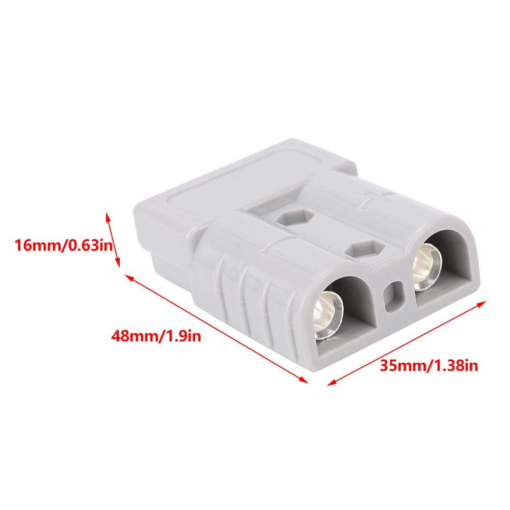 Anderson-Anschluss 6AWG, 50A-Anschluss Anderson Power-Anschluss, 10 Stück Hohe Genauigkeit für Solar