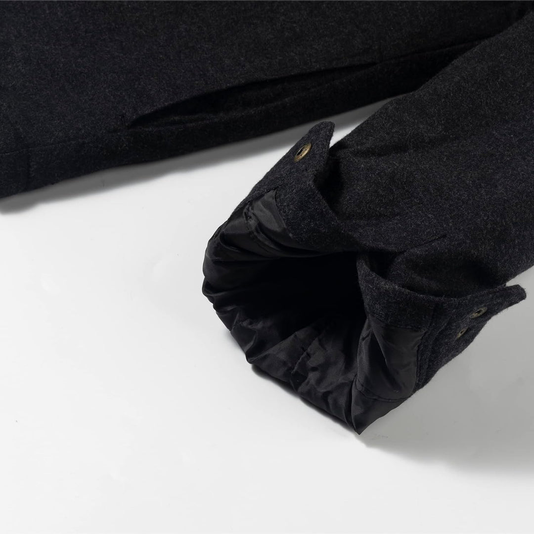 Coevals Club Herren Flanell Jacke Hemd Sherpa Holzfällerhemd Flanellhemd Langarm Kariertes Druckknöp