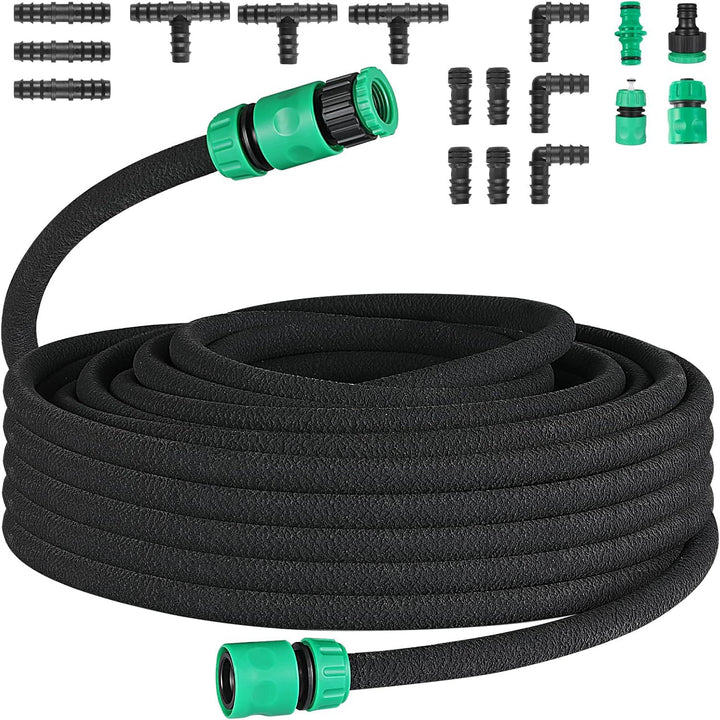 Tropfschlauch Set, Garten Tropfschläuche, Perlschlauch für Tropfbewässerung, Bewässerungsschlauch mi