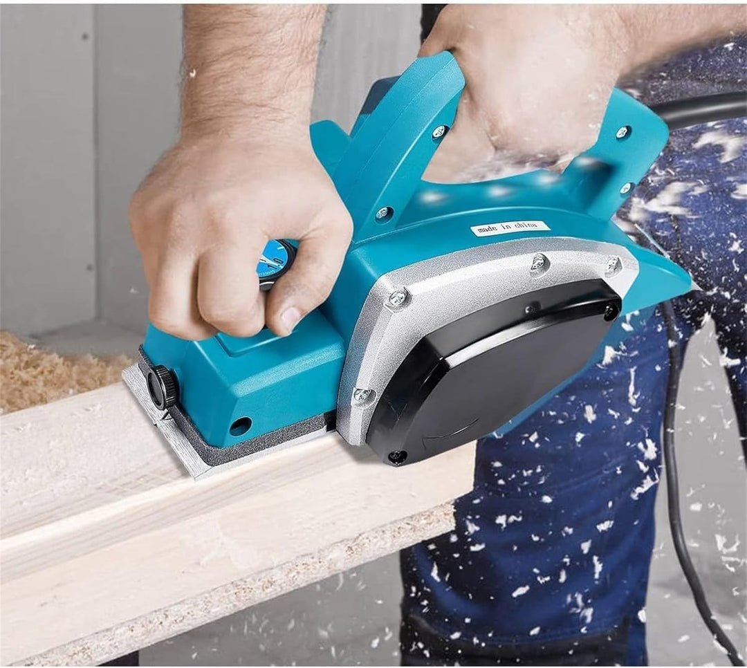 800W Elektrischer Hobelmaschine Elektrohobel, für Holzhobel für Professionelle oder Allgemeine Holza
