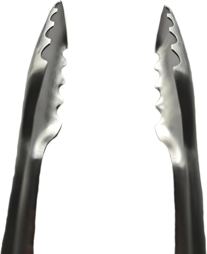 GEDA Grill Edelstahl Grillbesteck Set 2tlg, BBQ Toolset universal, Grillzange Grillwender mit Aufhän