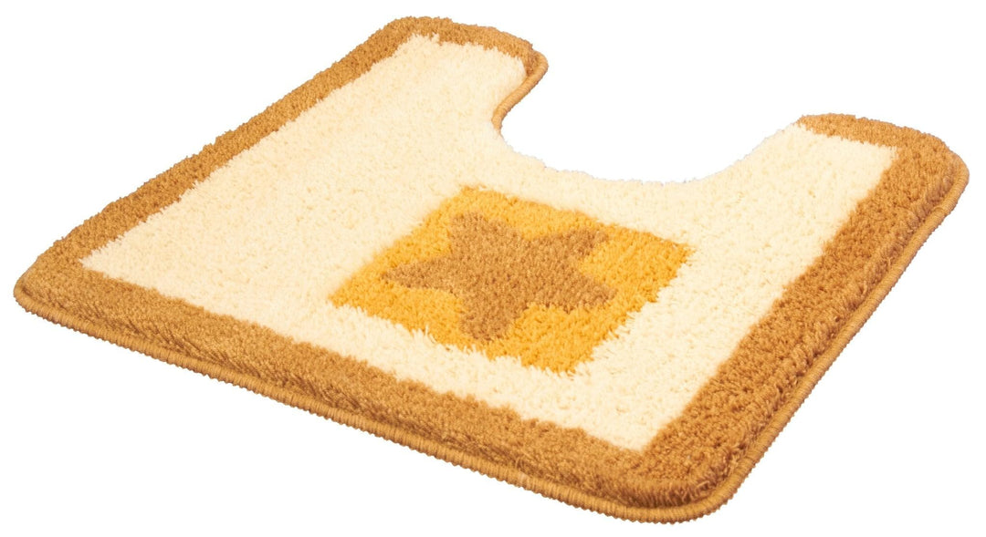 Kleine Wolke WC-Vorleger Beach Sandbeige 50 x 50 cm mit Ausschnitt, Sandbeige