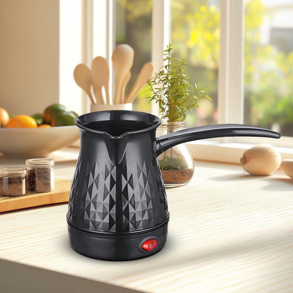 CEWROM Elektrische Kaffeekanne, 500ML Espressokocher Induktion, Mokka Kaffeekanne, Portable Kaffeeko