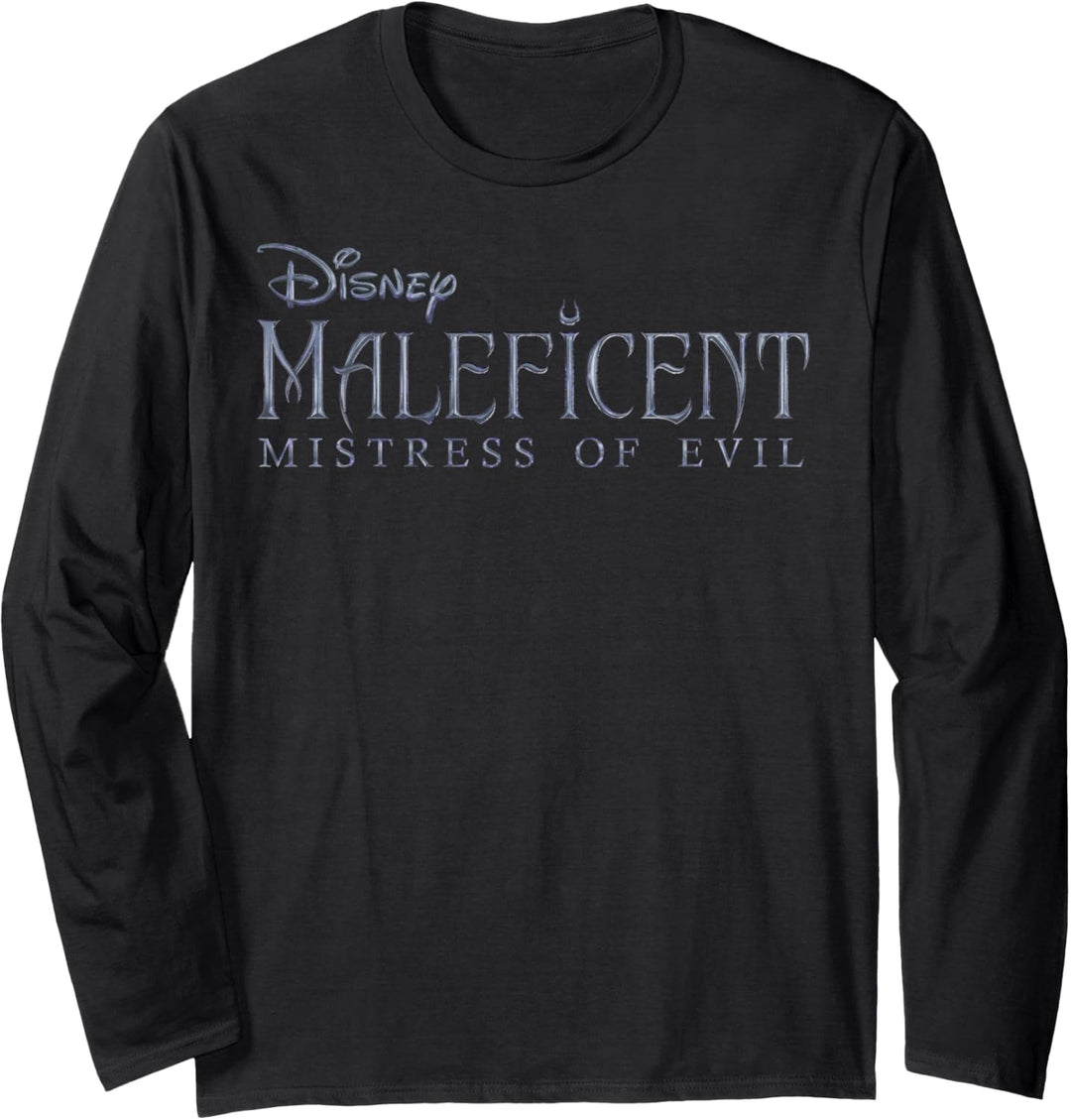 Disney Maleficent Mistress Of Evil Movie Text Poster Langarmshirt