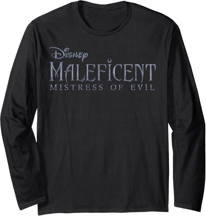 Disney Maleficent Mistress Of Evil Movie Text Poster Langarmshirt