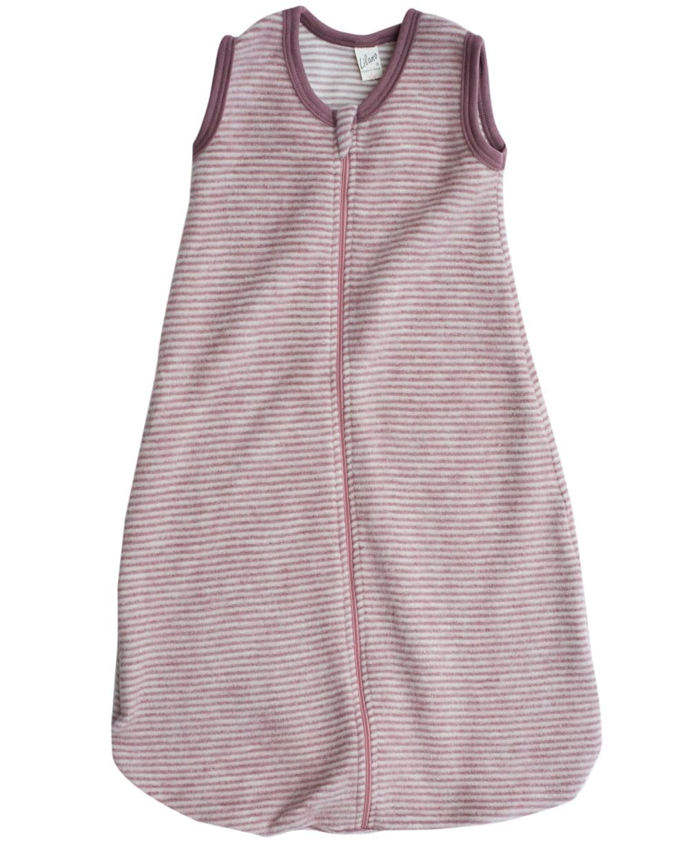 Lilano, Baby Fleece Schlafsack Ohne Arm, 100% Merinowolle 70 Mauve Natur, 70 Mauve Natur