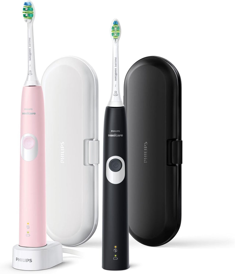 Philips 4300 series HX6800/35 electric toothbrush Adult Sonic toothbrush Black Pink 1 1 stück (1er P