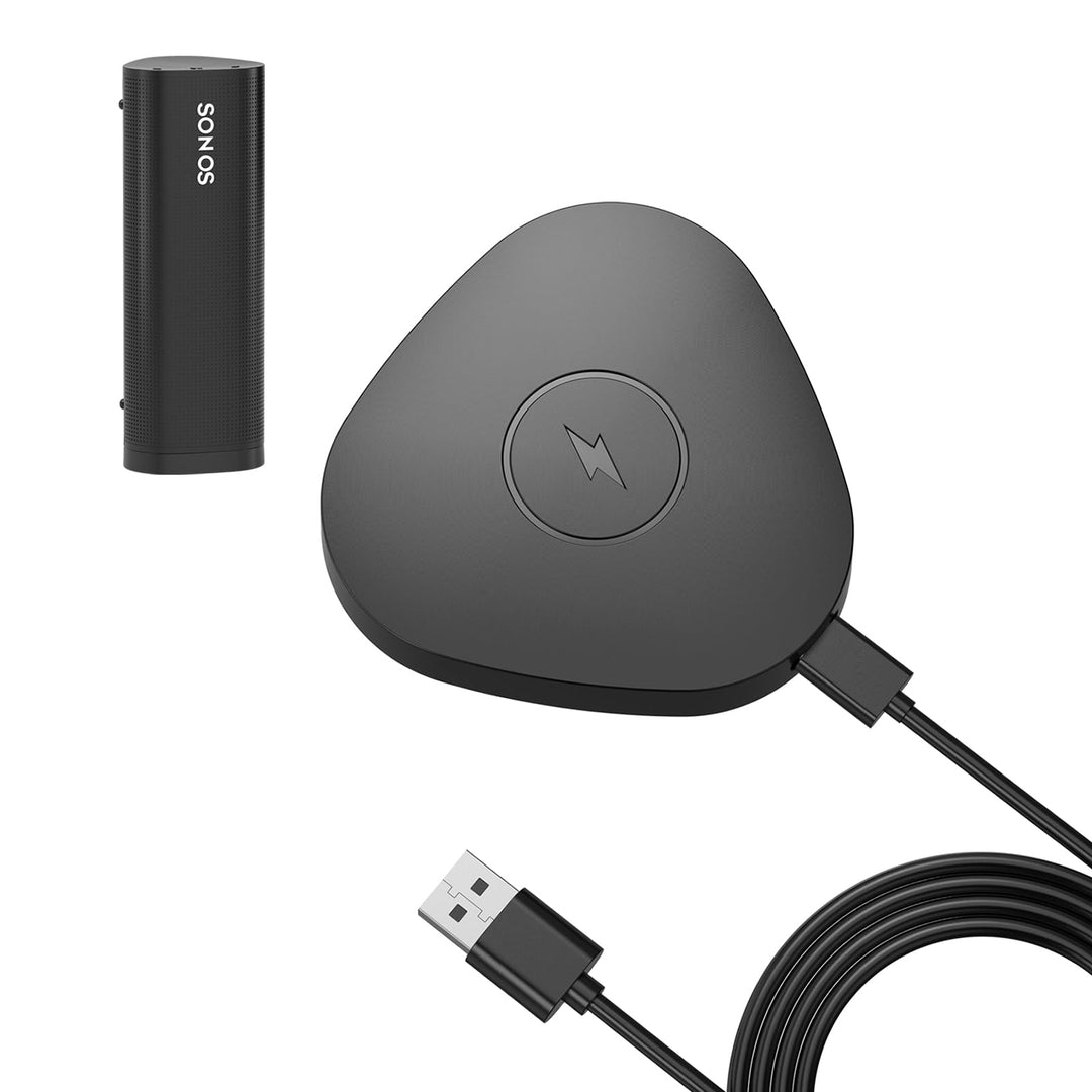 Rounkin Kabelloses Ladegerät, kompatibel mit Sonos Roam Gen 2. / 1. Generation, magnetische Ladestat