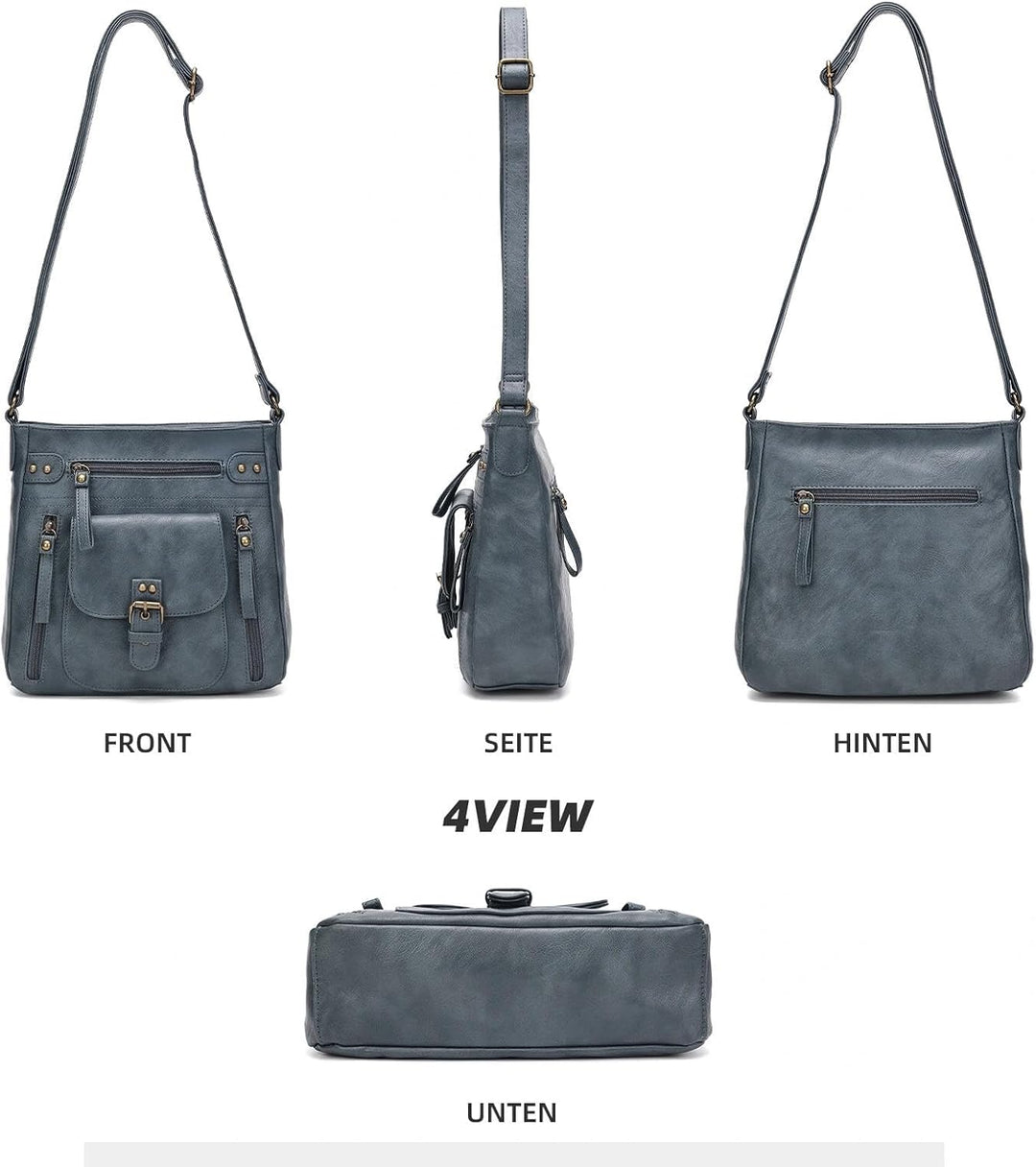 KL928 Tasche Damen Umhängetasche kleine Handtaschen Schultertasche Damentasche Damenhandtasche mitte