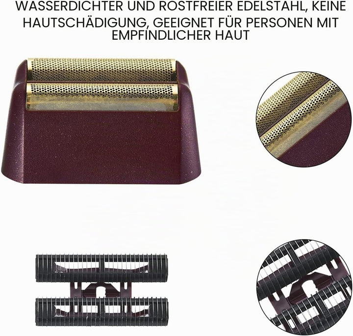 Professional 5 Star Series Finale Rasierer Ersatzfolie,kompatibel mit Wahl Rasierfolie 7031-100,7043