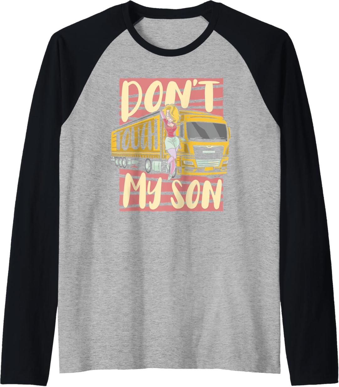 Truckerin Lastwagenfahrerin Brummifahrerin - Lkw Fahrerin Raglan