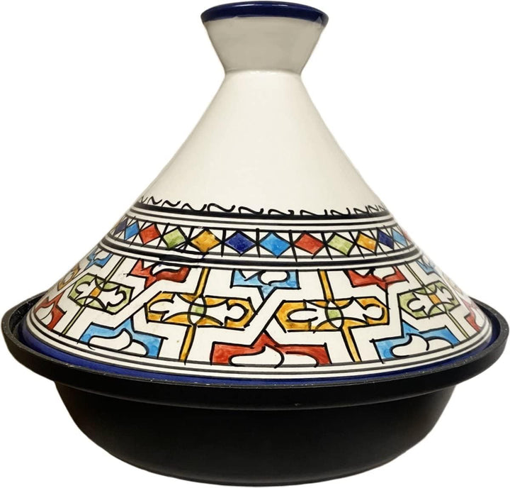 Tajine Fes Ø30cm - Induktion - Handgefertigte bunte Keramik - Induktion