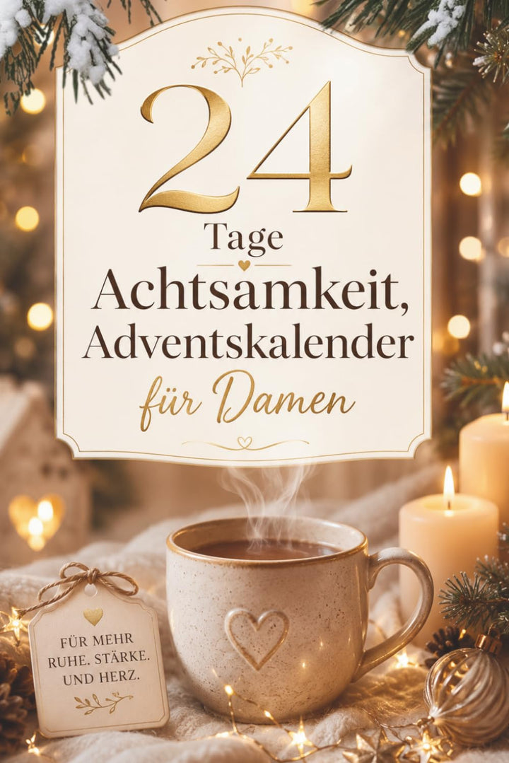 Adventskalender für Damen - 24 Tage Achtsamkeit, Selfcare und kleine Rituale für Körper, Geist und S