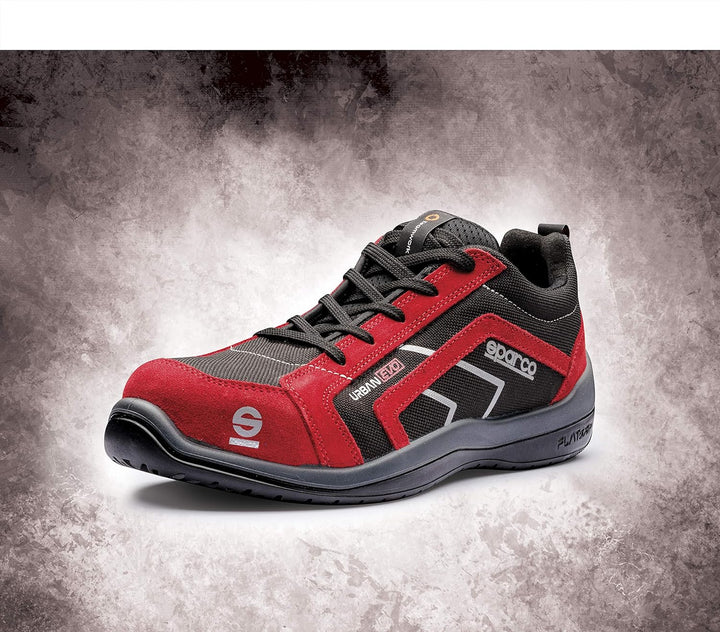 Sparco 0751844NRRS Evo Städtische Schuhe Schwarz/Rot 44 EU