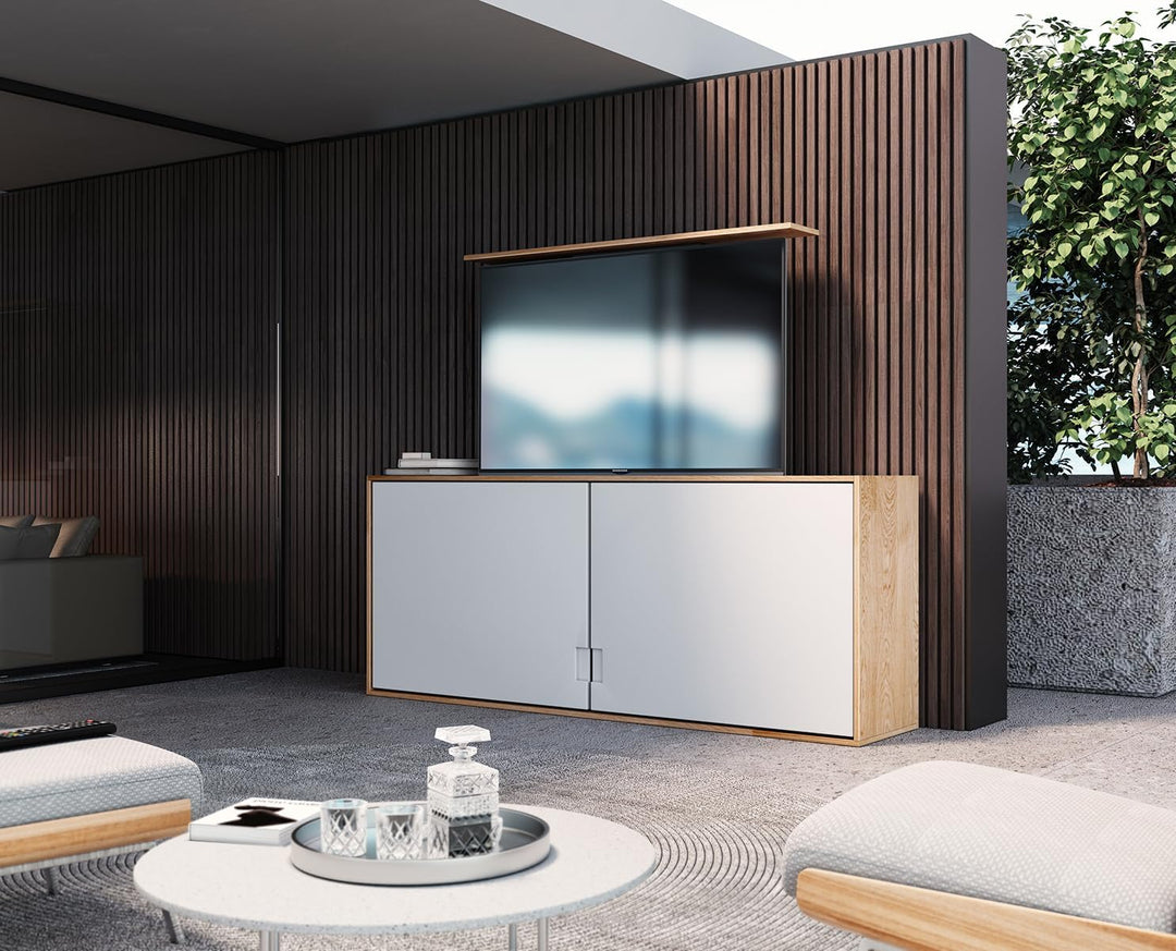 My Wall Motorisierter TV Lift - HP63-2AL, Smart Home Kompatibel, TV-Lift Elektrisch, Fernbedienung,