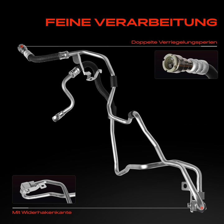 Frankberg 1x Servolenkung Schlauch Kompatibel mit X5 xDrive35i E70 2010-2013 X5 xDrive40i E70 2012-2