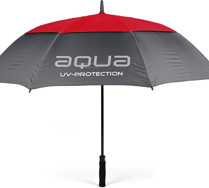 BIG MAX I-Dry Aqua Golf Regenschirm mit UV Schutz - 100% Wasserdicht (Rot)