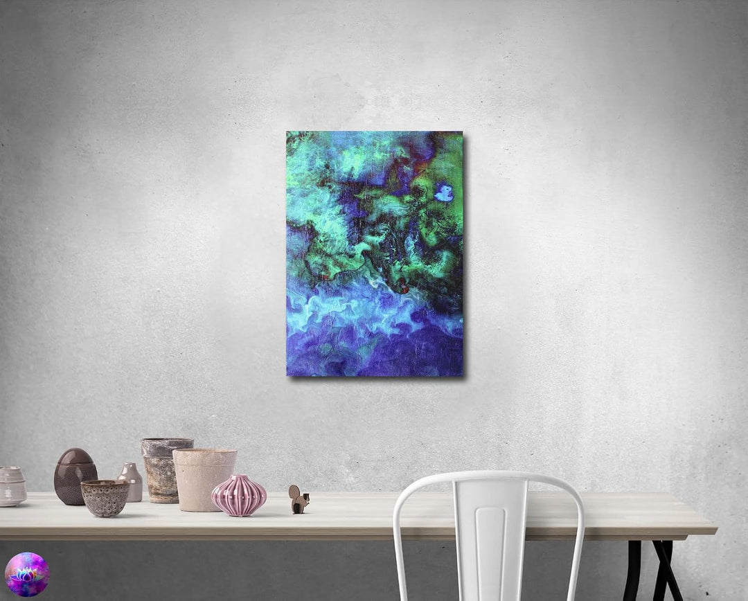 Original Gemälde Abstrakte Malerei Unikat - Strukturgemälde Acrylgemälde Moderne Kunst Wandkunst Hom