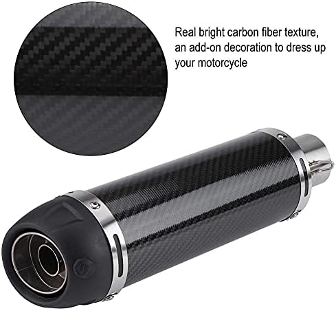 Motorrad Auspuff Mit Abe-Für Akrapovic Auspuff-Motorrad Schalldämpfer Kohlefaser Auspuffendrohr 51Mm