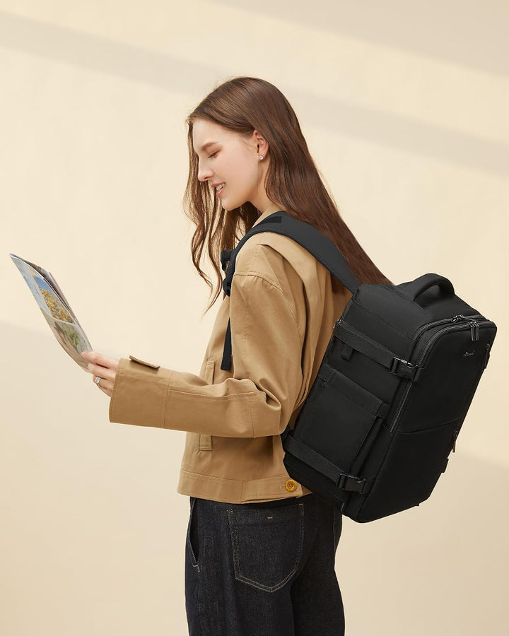 LOVEVOOK Ryanair Handgepäck Rucksack 40x20x25, Reiserucksack Flugzeug Damen Herren, Carry On Luggage