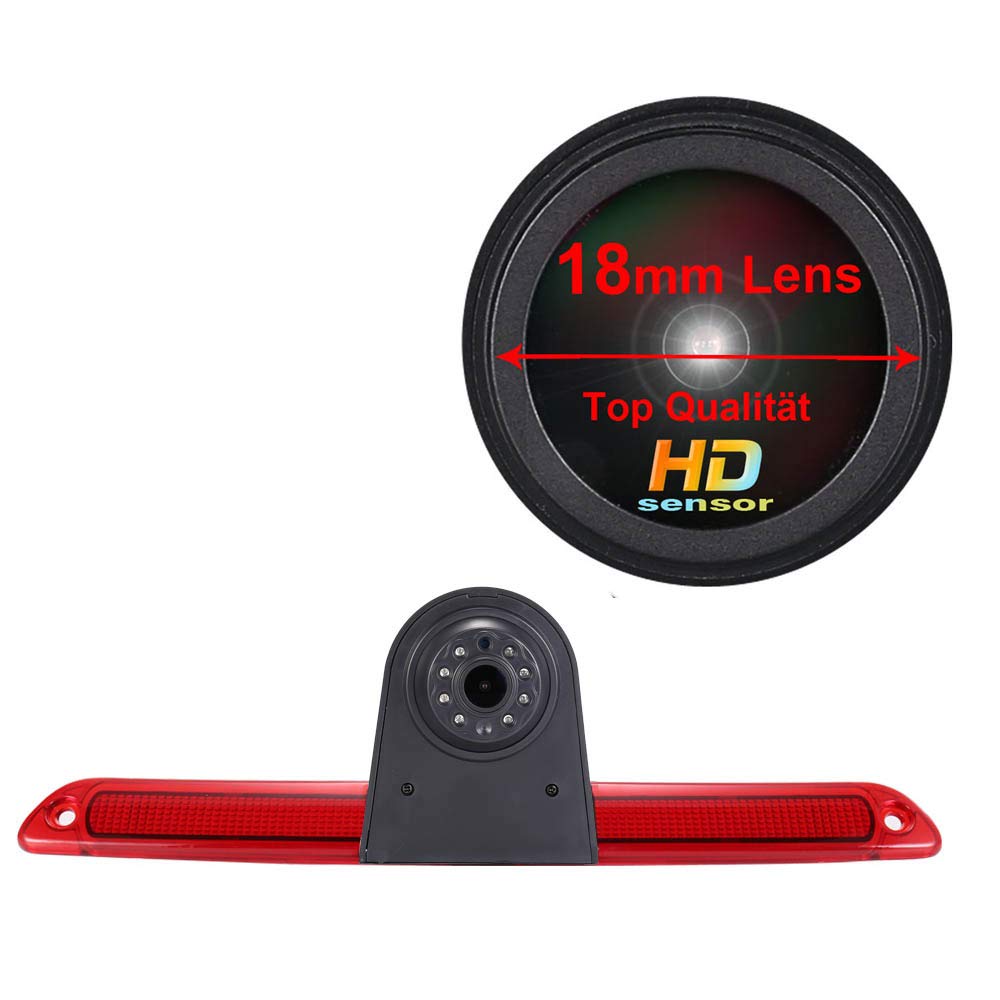 18mm Linse Top Qualität Auto Bremsleuchte Rückfahrkamera für Van Roof Camera Mercedes Benz Sprinter