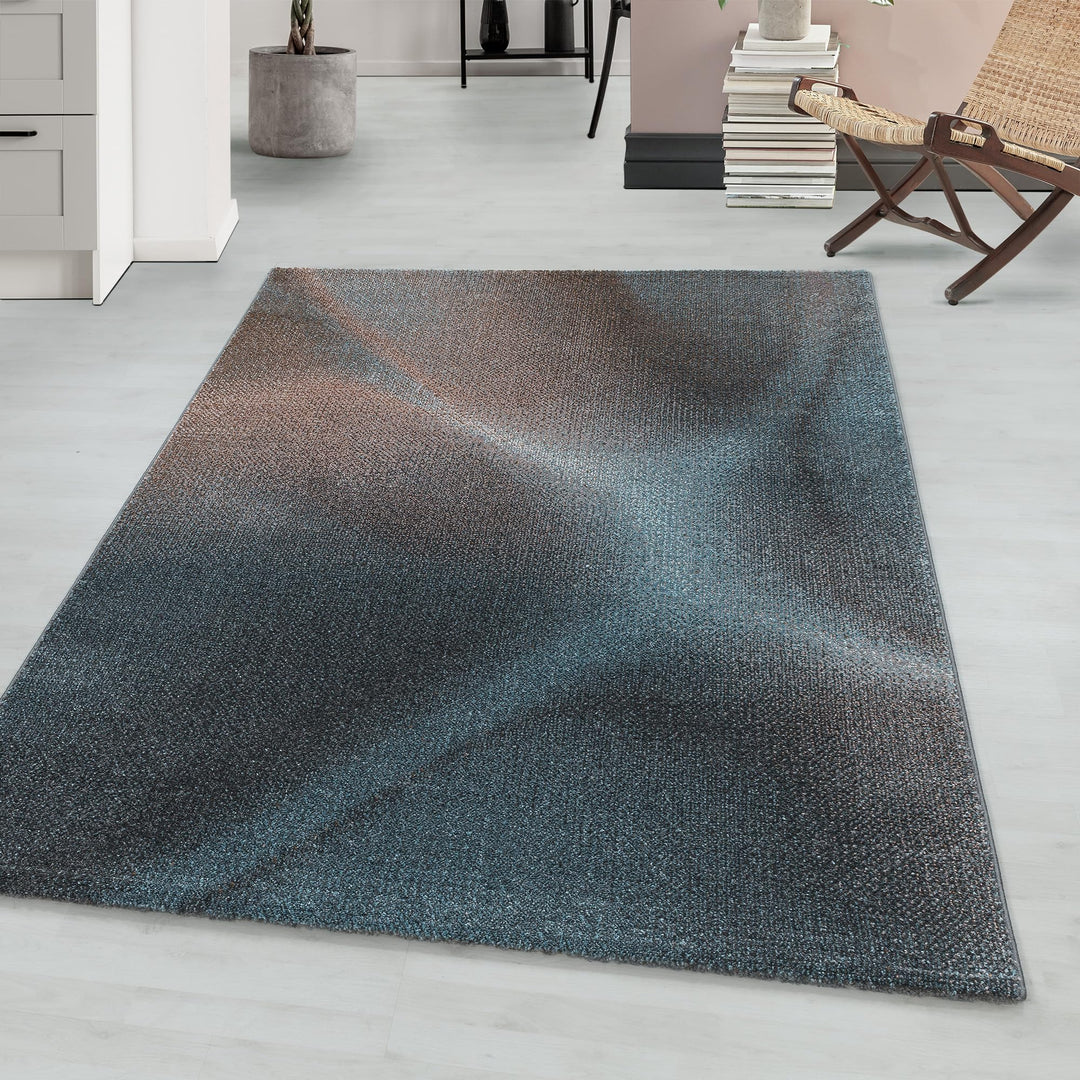 Kurzflor Teppich Wohnzimmer Abstrakt Kariertes Design Schlafzimmer Flur Läufer Esszimmer Wohnzimmer