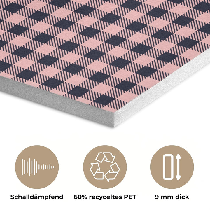 MuchoWow© Akustikfilz Wandbild Dekoration Wohnzimmer Bilder Pictures Wall 60L x 80B cm Decke - Muste