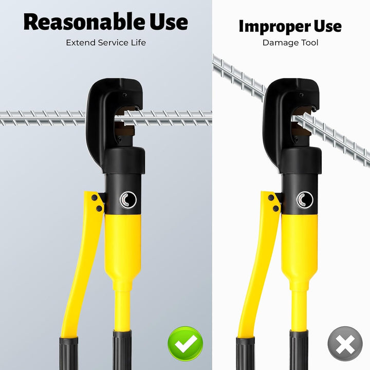 Hydraulischer Bolzenschneider 13 Ton 4-22MM Hydraulik Schneider Handschneider Stahlschneider Baustah
