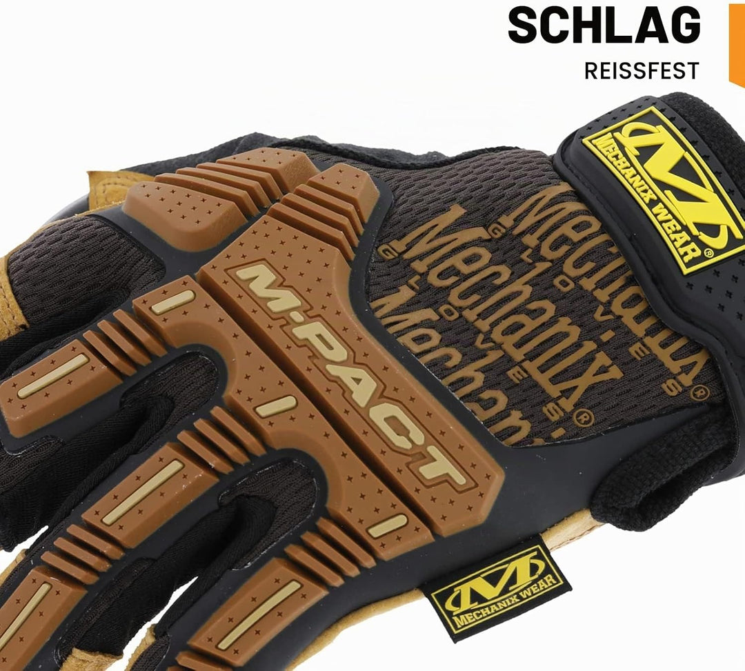 Mechanix Herren Lfr-75-010 Handschuhe, Braun/Schwarz, L (1er Pack) EU, L (1er Pack)