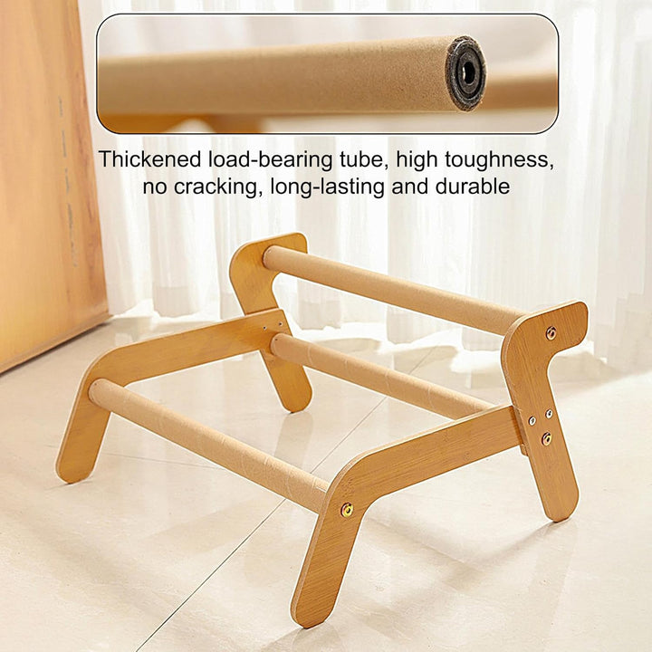 Sisal Kratzstuhl für Katzen – Outdoor & Indoor Katzen-Lounge-Stuhl, 2-in-1 & Bett | Stabiles, hausti