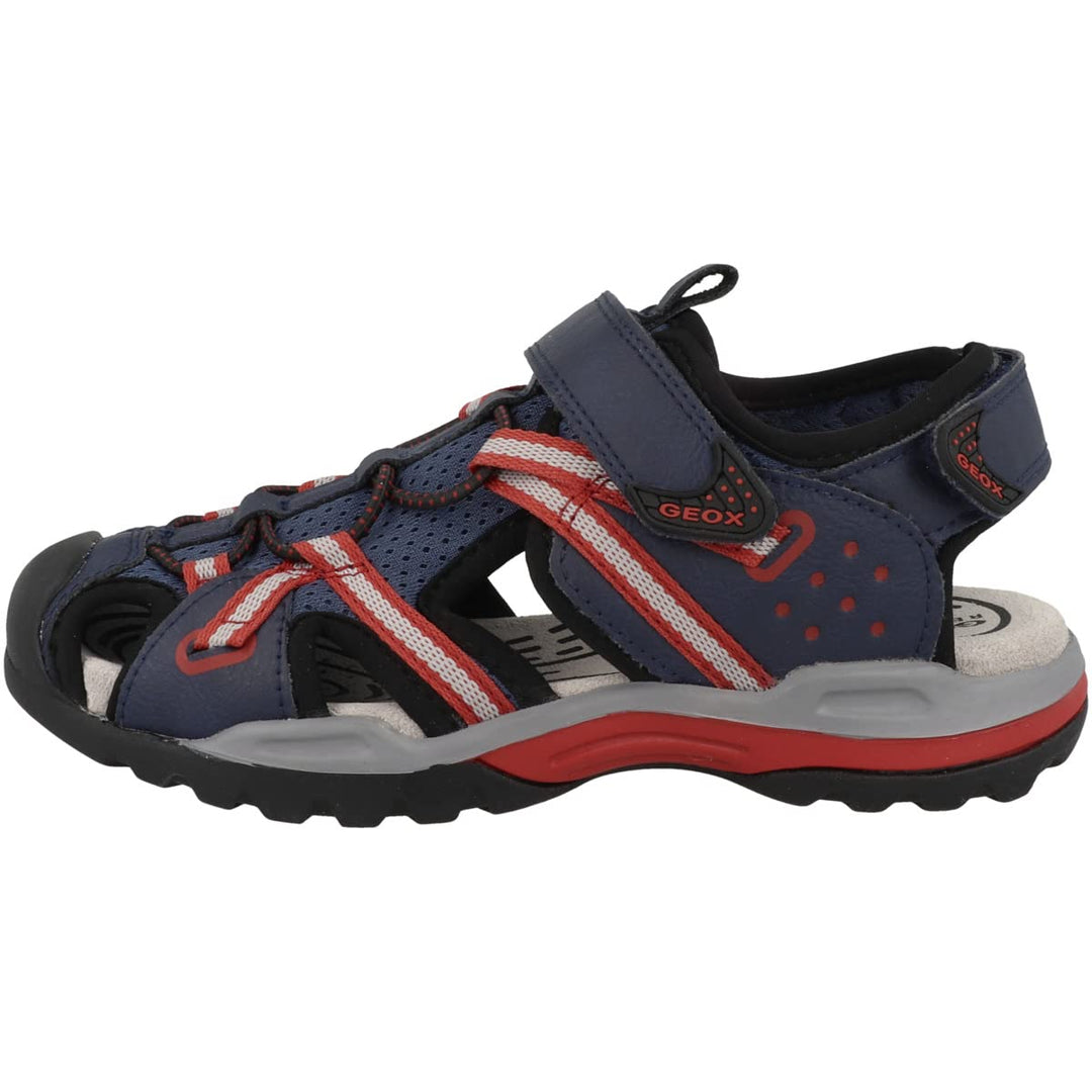 Geox Jungen J Borealis Boy Sandal 28 EU Avio Red, 28 EU Avio Red