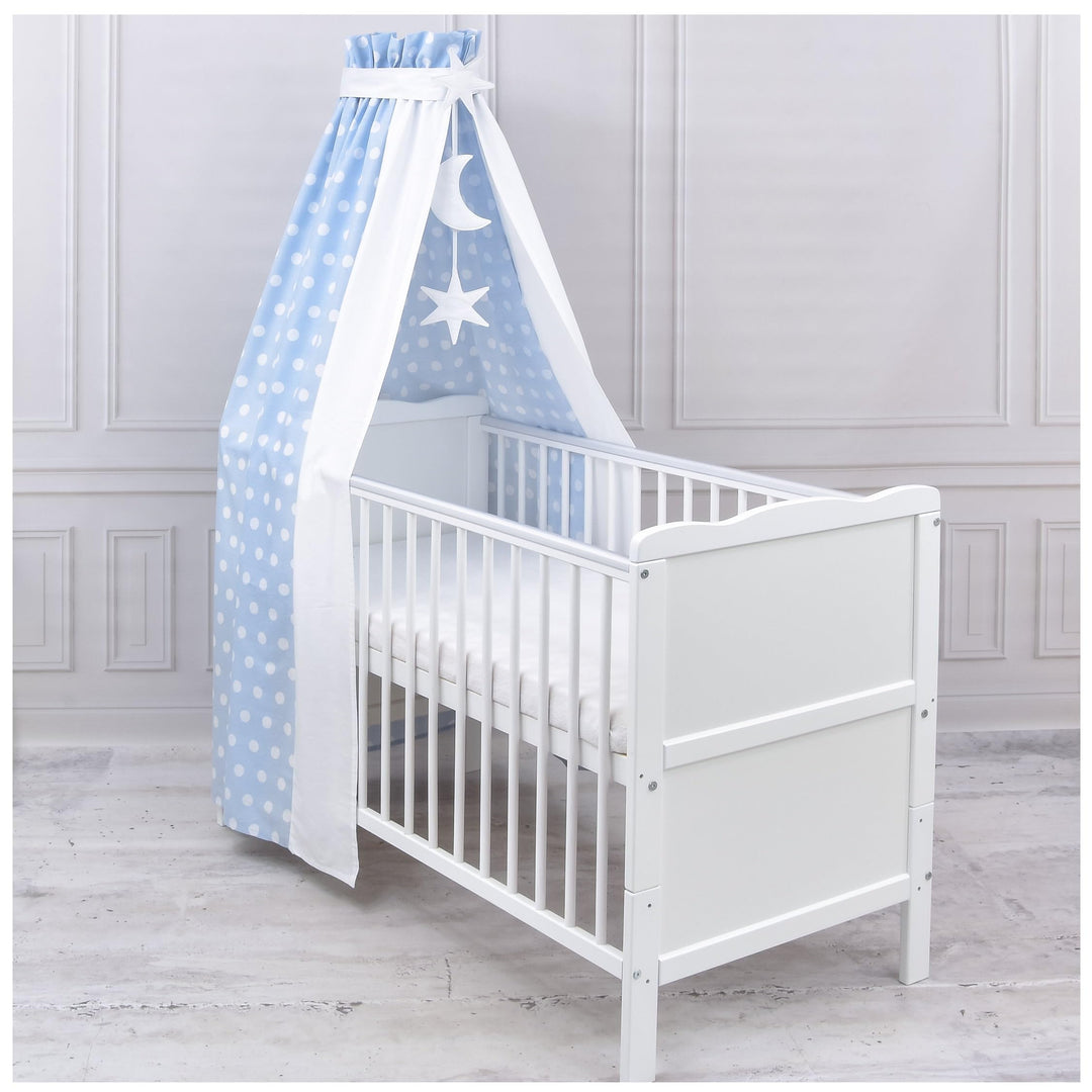 Generisch Baby Delux Babybett Himmel Betthimmel Baumwolle Baldachin für Babybett Kinderbett Wiege St