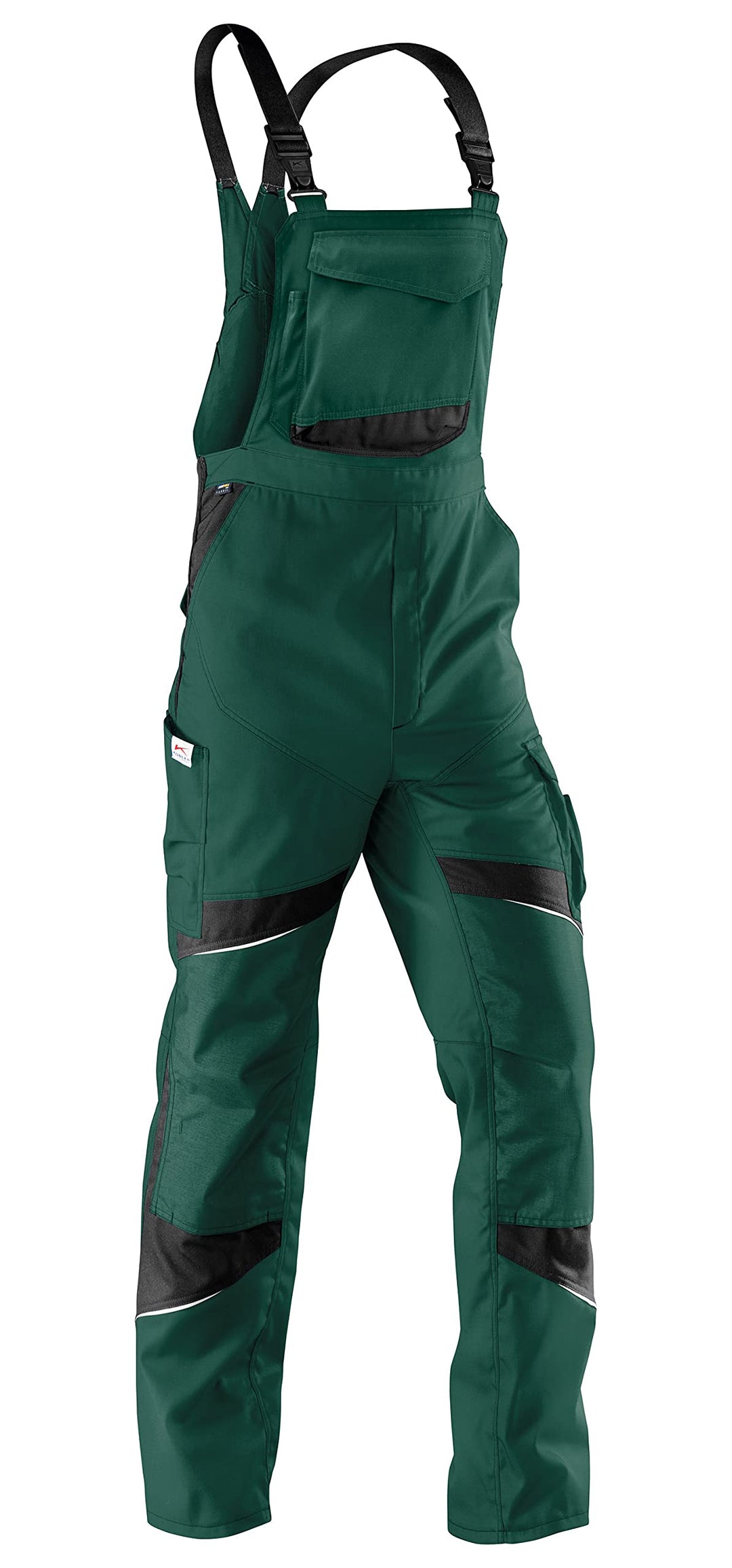 Kübler Arbeit Latzhose "Activiq", 1 Stück, 118, moosgrün/schwarz, 32505365-6599-118