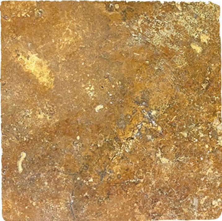 Fliese Travertin Naturstein gelb Fliese Gold Antique Travertin für BODEN WAND BAD WC DUSCHE KÜCHE FL