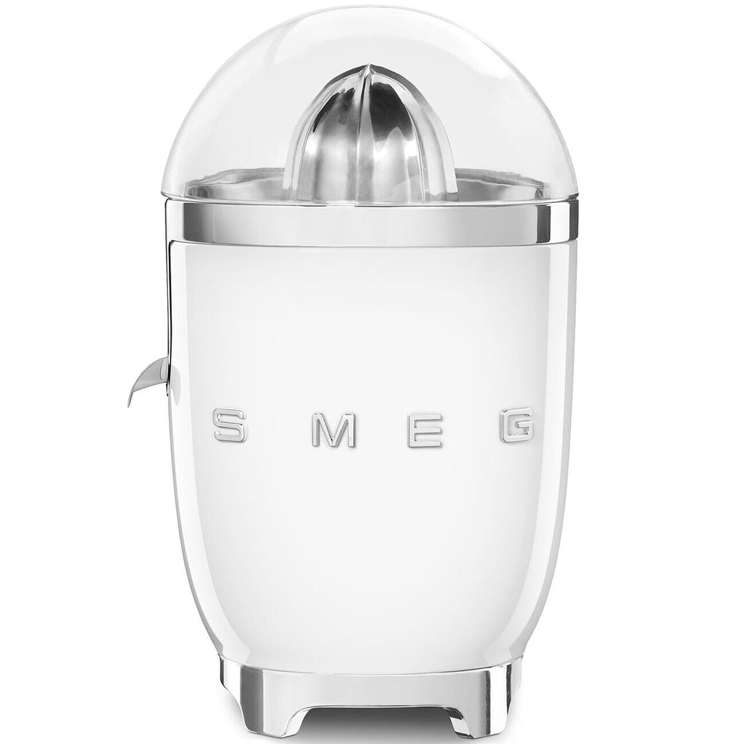SMEG, Elektrische Zitruspresse CJF11RDEU, tropfsicherer Auslauf und Universalkegel, rutschfeste Stel