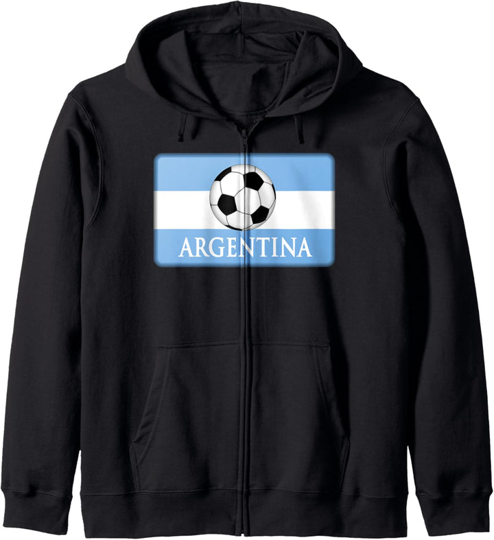 Argentina Soccer Futbol Flag Kapuzenjacke