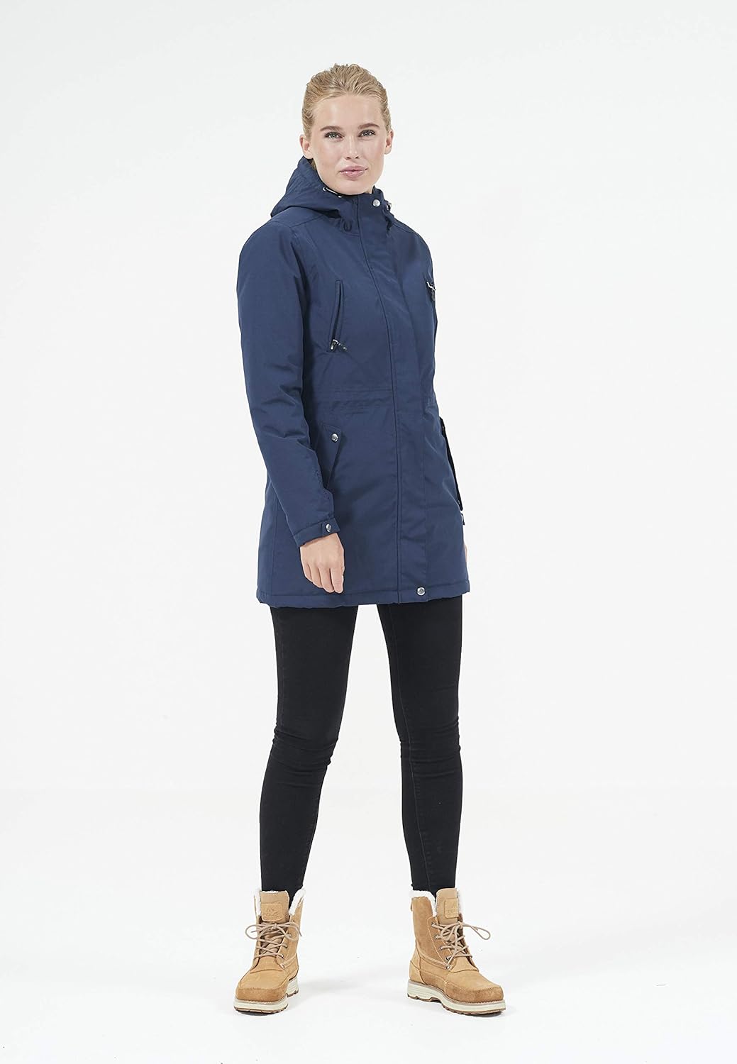 WHISTLER Damen Parka Basta W Long W-PRO 10000 40 2048 Navy Blazer, 40 2048 Navy Blazer