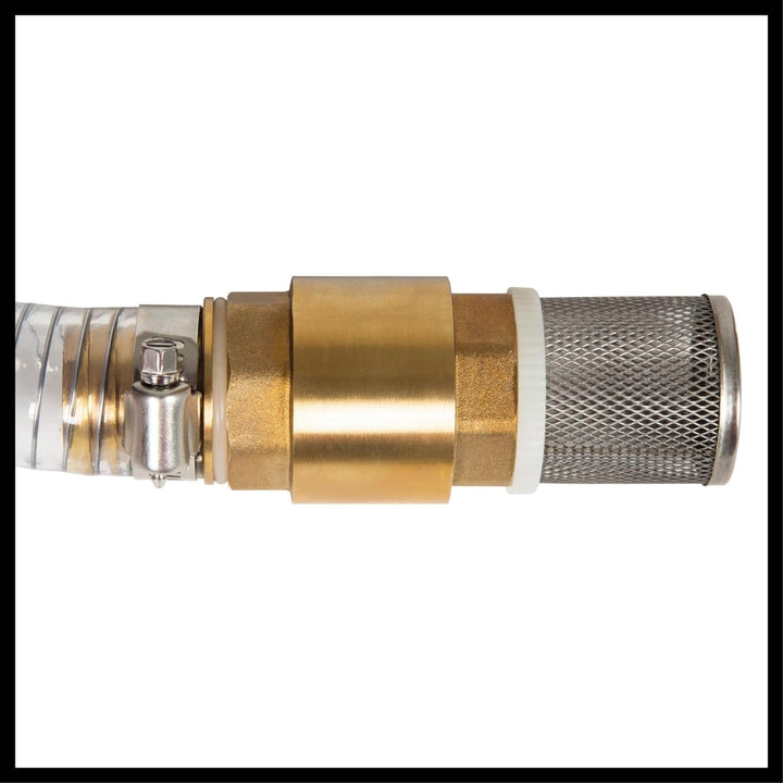 Original Einhell Saugschlauch 7 m Messing (Pumpen-Zubehör, 7 m Länge, Messinganschluss 42 mm 1 1/4 Z