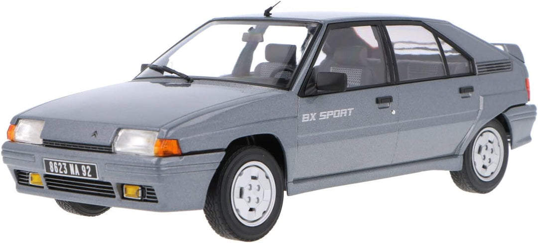 Norev NV181690 1:18 Citroën BX Sport 1985-Fox Grey Citroen Collectable Model, Multi