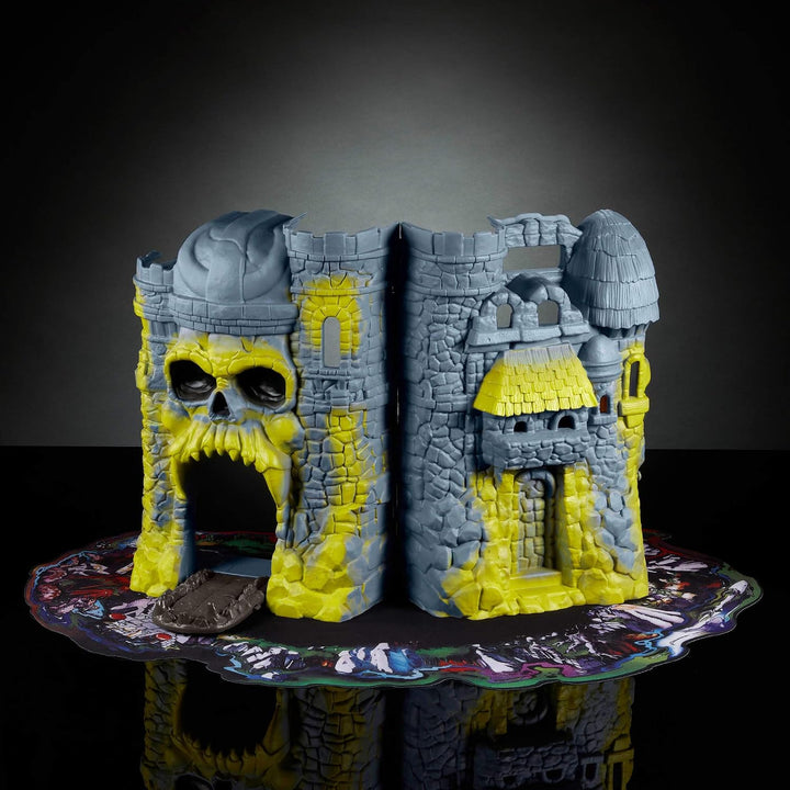 Masters of The Universe Spielset Vintage-Schloss Grayskull mit Spielmatte und Raumfahrerfigur, Burgt