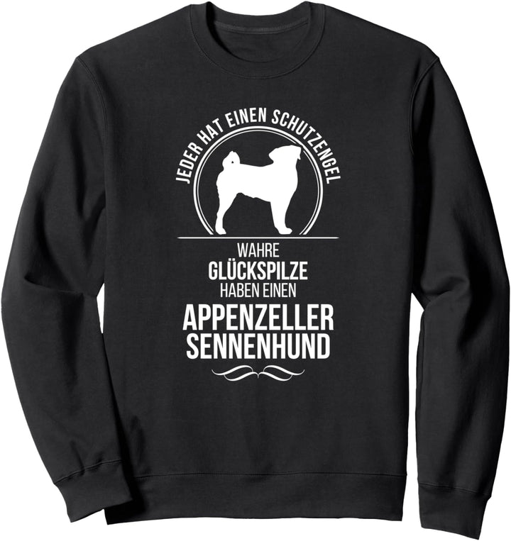 Appenzeller Sennenhund Schutzengel Hund Hundespruch Sweatshirt