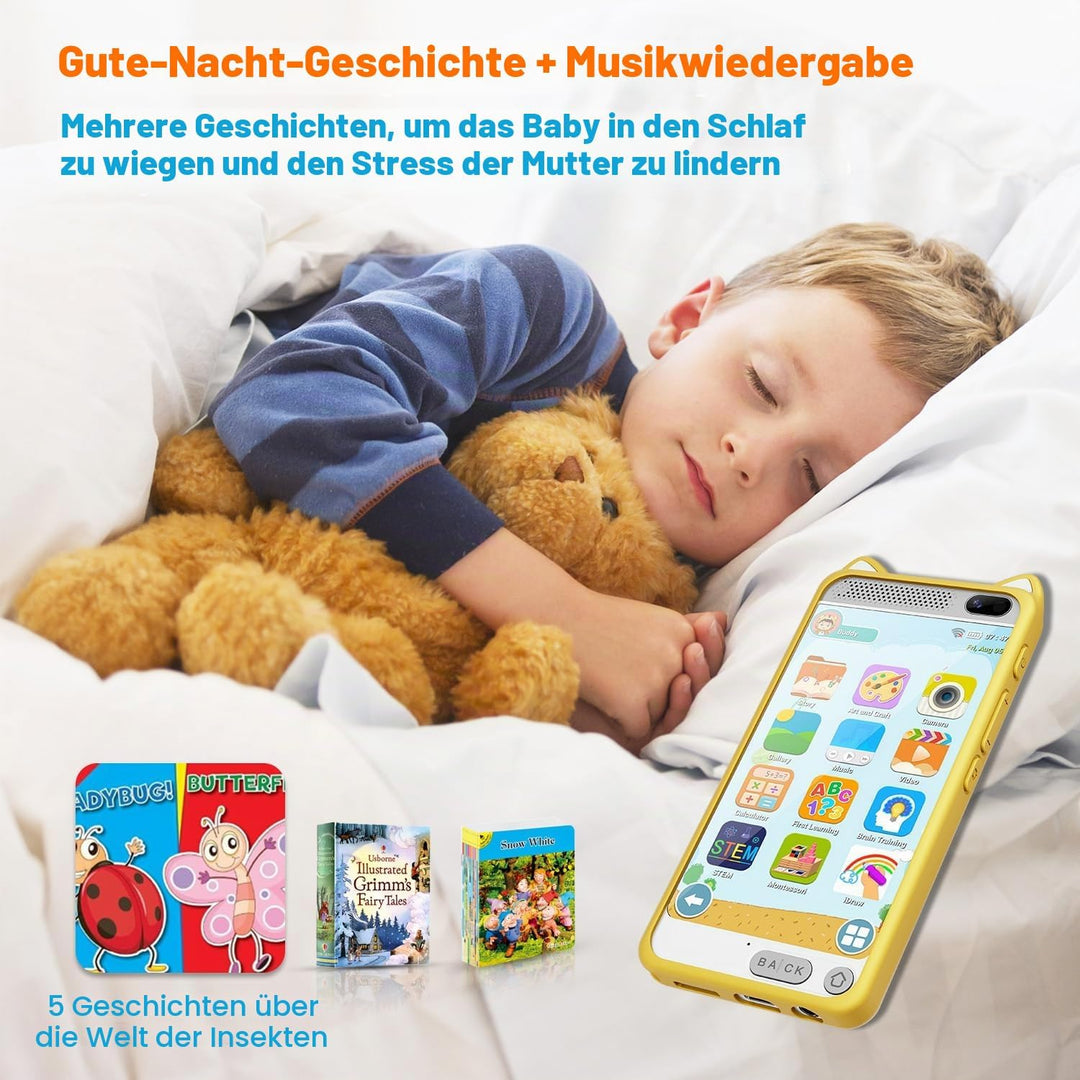 Kinderhandy Spielzeug 3.97 Zoll Touchscreen Pretend Smartphone, Kinder Smart Phone Weihnachts- und G