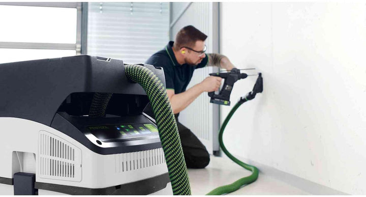Festool Akku-Absaugmobil CTLC MIDI I-Plus CLEANTEC (mit Hauptfilter, SELFCLEAN Filtersack, Saugschla