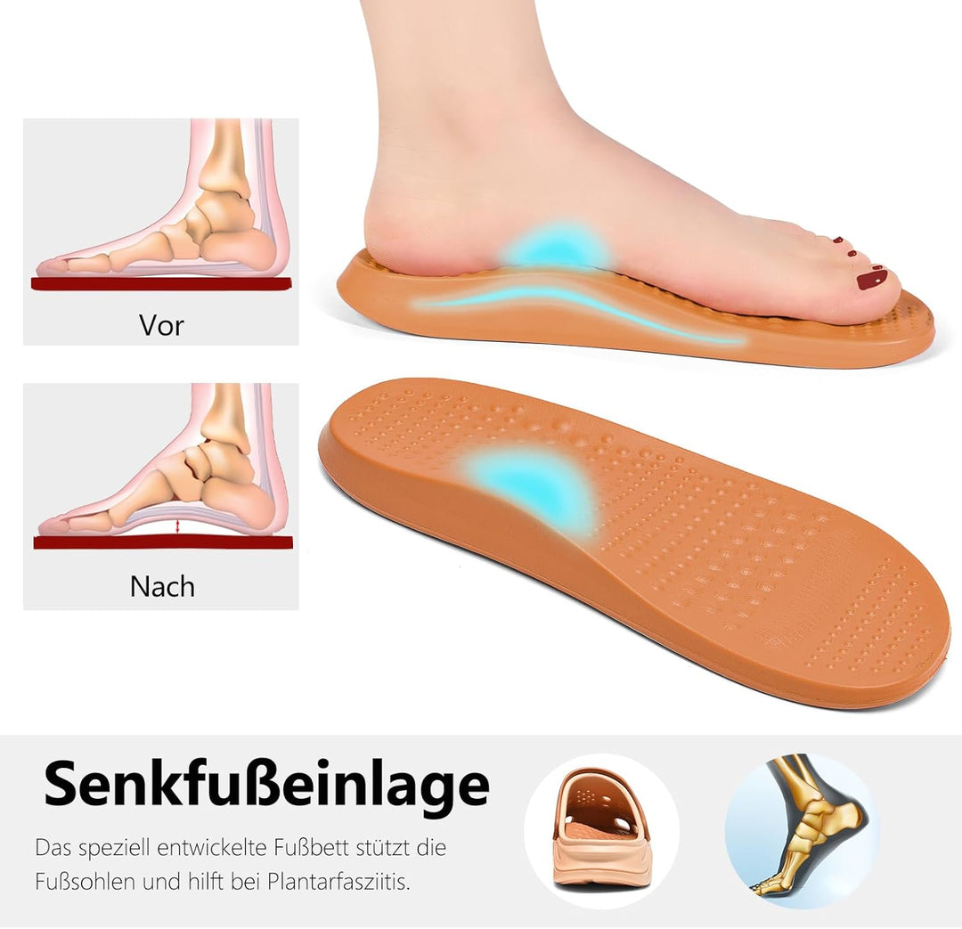 GULAKY Clogs & Pantoletten für Herren Gartenschuhe Orthopädische Schuhe Sandalen Damen Sommer Haussc