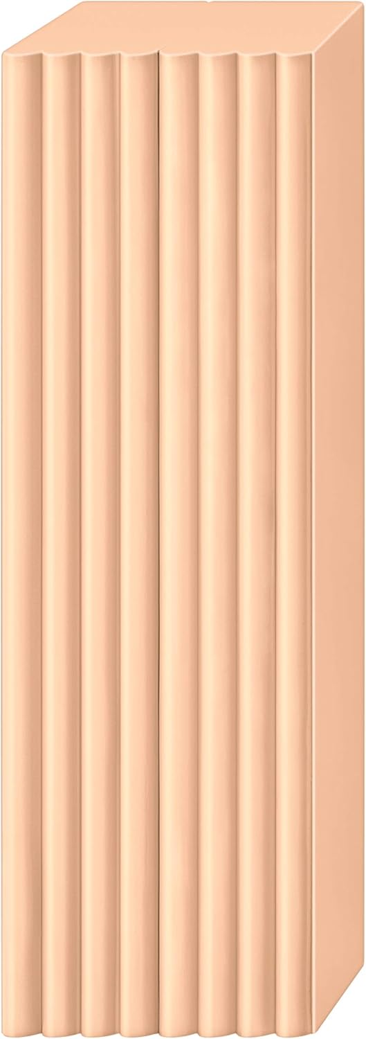 STAEDTLER 8071-435 FIMO doll art ofenhärtende Modelliermasse. Grossblock 454g (1 lb). Farbe: cameo.