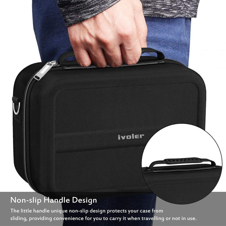 ivoler Tasche Kompatibel mit Nintendo Switch/Nintendo Switch OLED, Deluxe Harte Tragetasche Schutz P